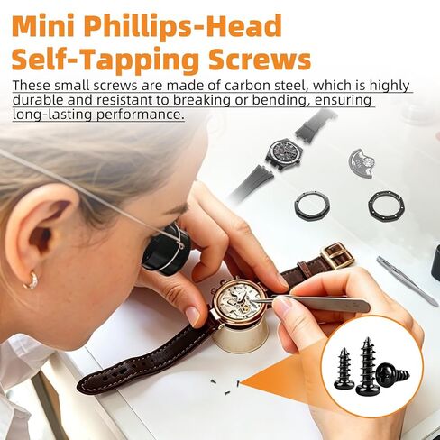 1200Pcs Micro Screws Kit, M1 M1.2 M1.4 M1.7 Phillips Pan Head Small Screws Assortment Kit, Precision Tiny Screws with Tweezers for Glasses, Watch, Electronics, Laptop Repair in Saudi Arabia