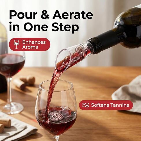 Air Pressure Pump Bottle Opener With Foil Cutter And Aerator Pourer,Simple Cork Remover,Efficient Corkscrew Bottle Opener,Great For Wine Lovers,Perfect Wine Gift. (Black 3 set) in Saudi Arabia