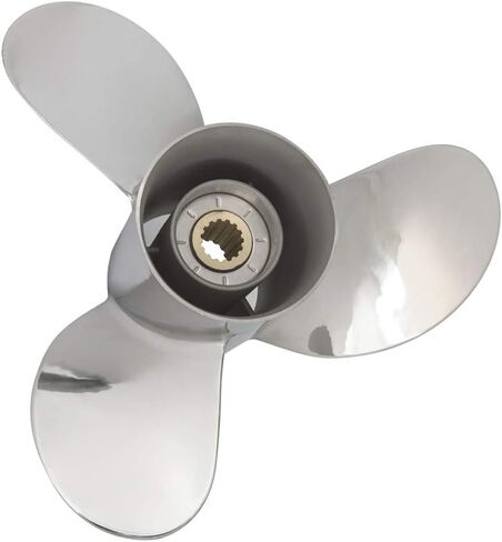 13 1/2 x 15 Stainless Steel Outboard Boat Propeller for Yamaha Engines 50 70 75 80 90 100 115 125 130HP 13.5 x 15 Prop 15 Tooth RH in Saudi Arabia