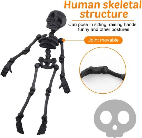 5PCS 3D Skeleton Figure, Novelty Refrigerator Magnet Set for Home & Office Decoration in Kuwait