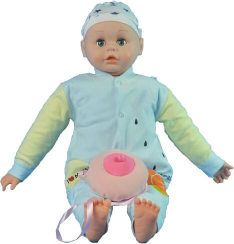 Breastfeeding Educational Tool, Human Female Breast Model, Breast Model with Infant Care Model, Lactation Learning Model, for Lactation Teaching Nursing Training in Kuwait