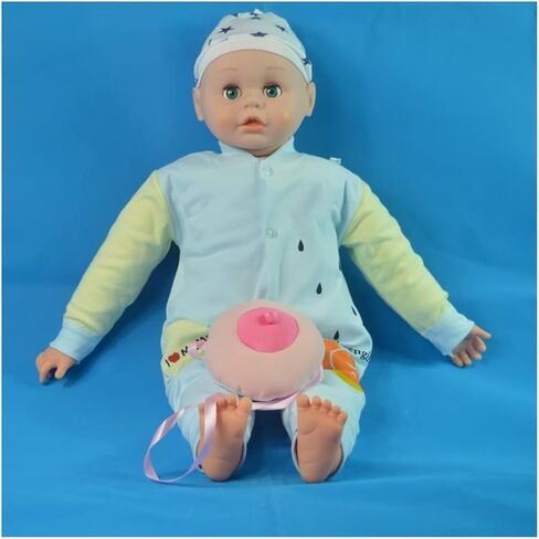 Breastfeeding Educational Tool, Human Female Breast Model, Breast Model with Infant Care Model, Lactation Learning Model, for Lactation Teaching Nursing Training in Kuwait