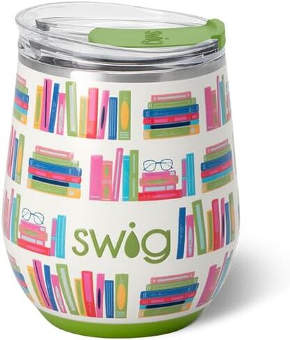 Swig Life 12oz Wine Tumbler with Lid, Stainless Steel, Dishwasher Safe, Portable, Triple Insulated Wine Tumbler (Bride to Be) in Saudi Arabia