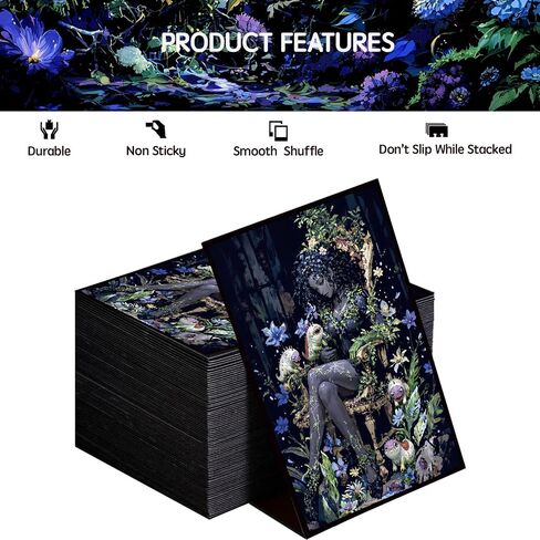 MTG Card Sleeves for Collectible Trading Cards (Poison Ivy), Super Hero, Dark Fantasy Anime Style, Standard Size, 100+4 Count in Kuwait