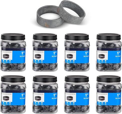 (Pack of 100) Seelink 3/4 Inch PEX Copper Ring, Crimp Copper Rings for PEX Tubing and Crimp Fittings in Kuwait
