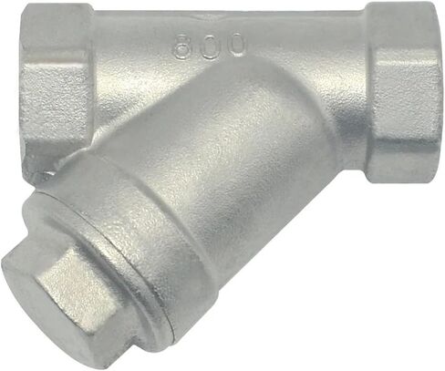 1/4" 3/8" 1/2" 3/4" 1" 1-1/2" 2"-4" Female 316 304 Stainless Steel Inline Y Type Filter Strainer Valve 1pcs(3/4") in Kuwait