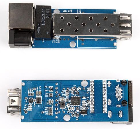 محولات ألياف جيجابت إيثرنت تدعم وحدة SFP سريعة السرعة PCB قاعدة معدنية تصميم LCS متوافق مع محولات SFPs من الألياف إلى إيثرنت in Kuwait