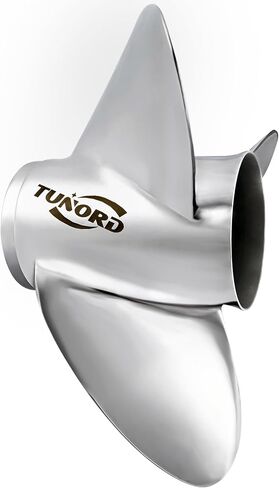 OEM الصف 3-شفرات الزئبق الفولاذ المقاوم للصدأ المروحة لمحركات القوارب الخارجية للزئبق 40HP 50HP 60HP مع علبة التروس 3-1/4 بوصة in Kuwait