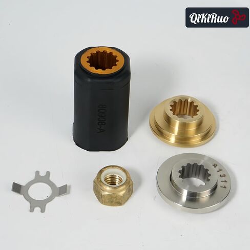 10 1/8x15 المروحة تناسب ميركوري 25/30/35/40/45/50/55/60/70/75hp، ترقية OEM 13 دعامة خارجية من الألومنيوم ذات الأسنان، RH، 48-73140A45 in Kuwait