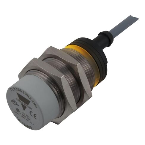 CARLO GAVAZZI ICB30S30N15NO كابل 2M، مستشعر القرب الحثي، M30 نحاس مطلي بالنيكل، أقصى تيار للإخراج 200 مللي أمبير، الحد الأقصى لتردد التبديل 1 كيلو هرتز، حامل غير متساطح، NPN بدون إخراج، تشغيل، PROX SEN in Kuwait