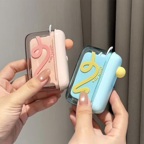 2pcs Automatic Pop-up Portable Floss Dispenser with 20pcs Dental Floss, Floss Dispenser Refillable, Travel Floss Picks Case for Home, Restaurant, and On-the-Go Oral Care (Green+Pink) in Kuwait