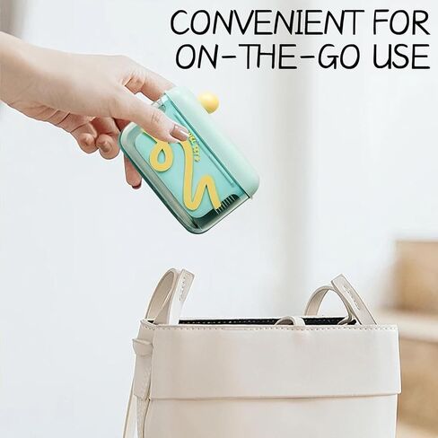 2pcs Automatic Pop-up Portable Floss Dispenser with 20pcs Dental Floss, Floss Dispenser Refillable, Travel Floss Picks Case for Home, Restaurant, and On-the-Go Oral Care (Green+Pink) in Kuwait