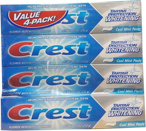 Crest Tartar Control Toothpaste, 4 Count in Kuwait
