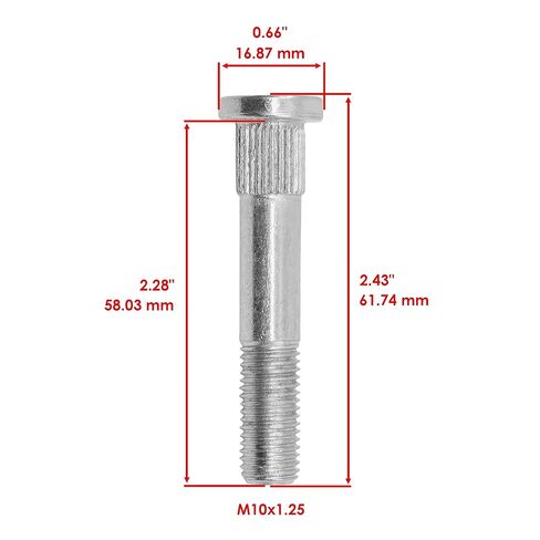 Caltric Wheel Nuts & Studs Compatible with Polaris Sportsman XP 1000 2015-2021/7547361 7518671 in Kuwait