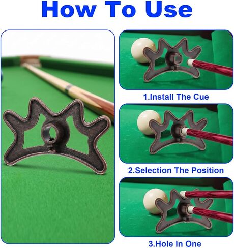 Pool Bridge, Billiards Bridge Replacement, Pool Cue Bridge Head for Pool Table, Home Game, Club & Tournament in Kuwait
