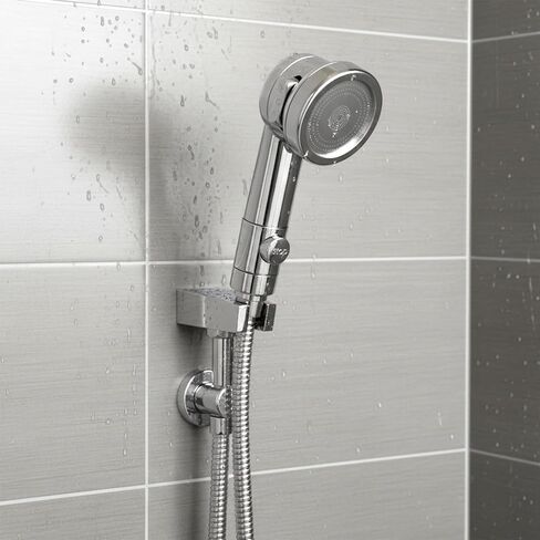 Shampoo Bowl Sprayer Head, Silver Adjustable Handheld Sink Sprayer Head Portable Shower Heads with Stop Water-Saving Function Button for Home Salon Spa Chairs in Kuwait
