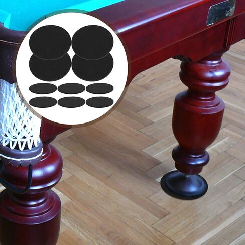 Pool Table Leveling Kit: 10Pcs 3.34 Inch Rubber Shims for Billiards Table Leg Levelers Furniture Foot Pad Anti Slip Stabilizer Mats Replacement Parts Heavy Duty Set in Kuwait