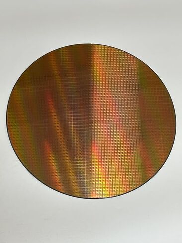 8-12 Inch Integrated Circuit Wafer Semiconductor Chip Sample (12" NO. 3) | Designed for CPU Wafer Display, Equipment Demonstration, Semiconductor Education and Technology Collection in Kuwait