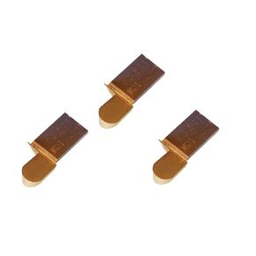 THINBIT 3 عبوات MGTI087D5RFRC عرض 0.087 بوصة، عمق 0.125 بوصة، كربيد مطلي بالقصدير، نصف قطر كامل، إدراج حز للفولاذ المقاوم للصدأ بدون قطع متقطعة in Kuwait