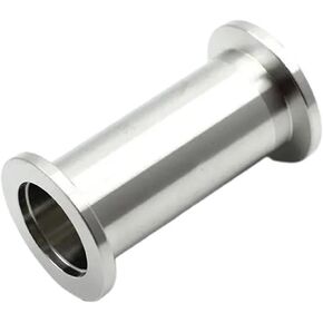 KF50 304 الفولاذ المقاوم للصدأ لحام الطويق KF وصلة أنابيب فراغ الطويق بكرة أنبوب صالح ثلاثي المشبك (200 مللي متر) in Kuwait