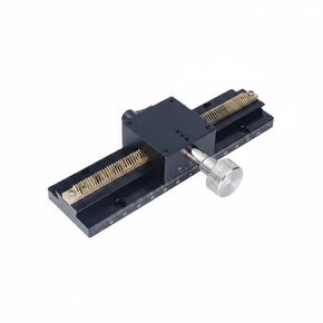 Dovetails Linear Stage High Load Resistance Rack and Pinion Stage Aluminum Alloy Dovetails, LWX40-L150, Length 150mm, Travel 110mm, Load 29.4N 3kgf, Weight 0.33kg in Kuwait