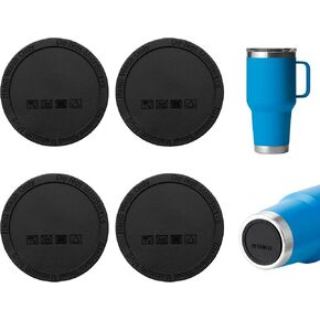 قاعدة من السيليكون لكوب YETI Rambler 35/42 أونصة بمقبض فقط، قاعدة مطاطية واقية مضادة للانزلاق لكوب YETI 35/42oz (4 عبوات) in Kuwait
