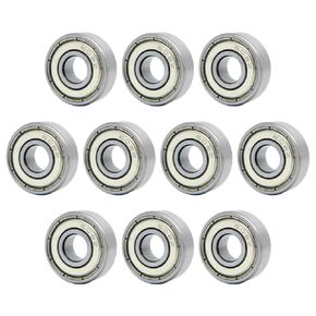 الكرات الحديد غطاء درع 608ZZ Z2 تحمل الصلب كرة أخدود عميقة تحمل 8 مللي متر x 22 مللي متر x 7 مللي متر 10 قطعة in Kuwait