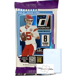 بطاقات التداول لمجموعة التجزئة 2025 Donruss Football NFL + Toploader وStreetCards Magnet! ابحث عن وسط المدينة! in Kuwait
