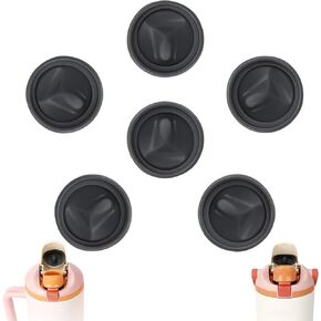 Tatamy 6pcs Replacement Stopper for Owala FreeSip Sway 30oz 40oz, Silicone Lid Top Gasket for Owala FreeSip Tumbler 40oz, Cap Mouth Rubber Plug Replacement Parts for Owalla Accessories BPA-Free(Gray) in Saudi Arabia
