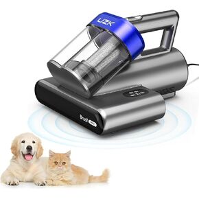 Mattress Vacuum Cleaner,Bed Vacuum Cleaner with UV-C Light,16Kpa,140°F Heat,Ultrasonic,Anion,Handheld Vacuums for Bed,Sofa,Couch,Crib(Corded, Blue Black) in Saudi Arabia