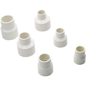 Garden Plumbing 20/25/32/40mm PVC Reducing Straight-Through Joint Garden Irrigation Pipe Hose Quick Joint 3Pcs (Color : 32mm to 20mm) Plumbing Fittings in Kuwait