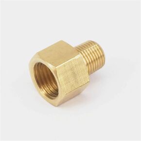 1/8" NPT Male x 1/4" BSPP Female Brass Pipe Fitting Connector For Pressure Gauge Air Gas Fuel Water Plumbing Fittings in Kuwait
