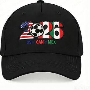 قبعة بيسبول لكرة القدم لكأس العالم 2026، ملحقات قبعة مشجعي كرة القدم قابلة للتعديل in Kuwait