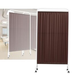 Foldable Medical Privacy Screen, 6-Foot High Room Divider, Temporary Fence for Clinics, Patients, and Exam Rooms(B,2-Panel) in Kuwait
