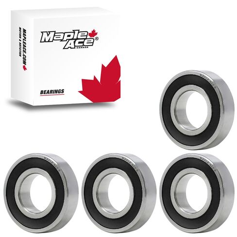MAPLE ACE 6202-8-2RS محمل كروي 1/2" x 35mmx 11mm 6202 1/2" 2RS مطاط مختوم (الكمية 4) in Kuwait
