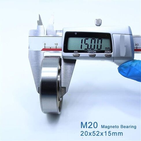 1pc M20 Magneto Bearing 20x52x15mm Angular Contact Separate Permanent Motor Ball Bearings in Kuwait