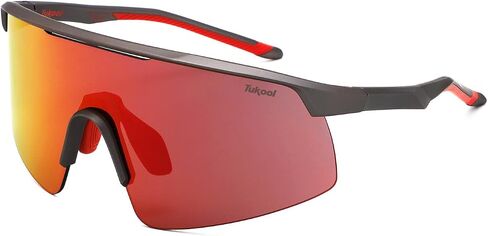 HENRY.T Sports Sunglasses for Men Women, 26.5g Ultra-Light TR90 Frame, HD Anti-Fog Lenses for Running, Baseball in Kuwait