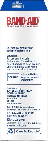 Band-Aid Brand Tru-Stay Plastic Strips Adhesive Bandages for Wound Care and First Aid, All One Size, 60 ct in Saudi Arabia