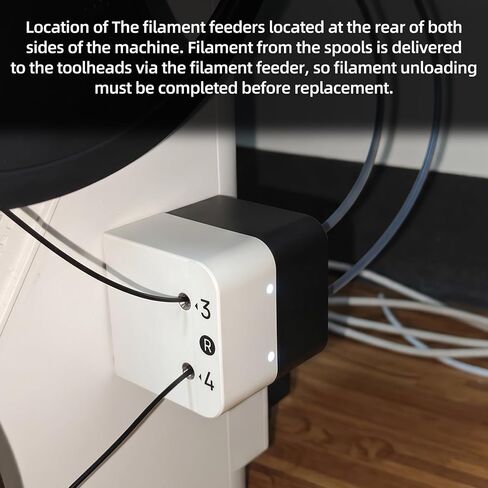 Replacement of Filament Auto Feeder for Snapmaker-U1: Assembly Feeding Unit Support Automatic Loading of Multiple Consumables Spare Parts for 3D Printer U1 in Kuwait