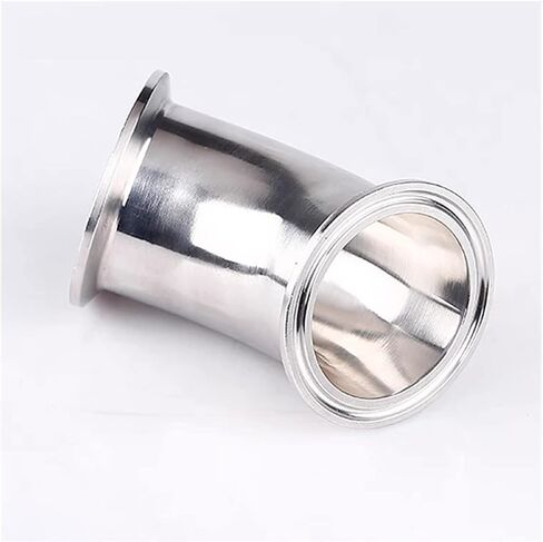 3/4"-4"(19mm-102mm) Tri Clamp 1.5" 2" 2.5" 3" 3.5" 4" 45 Degree Elbow SUS304 Stainless Pipe Fitting Connector Cheerfully (Size : 51mm x Ferrule 64) Fitting in Kuwait