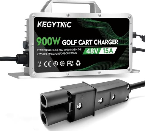 Golf Cart Charger 20% Faster & Safer, 900W Smart Charger for Lead Acid Battery in Kuwait