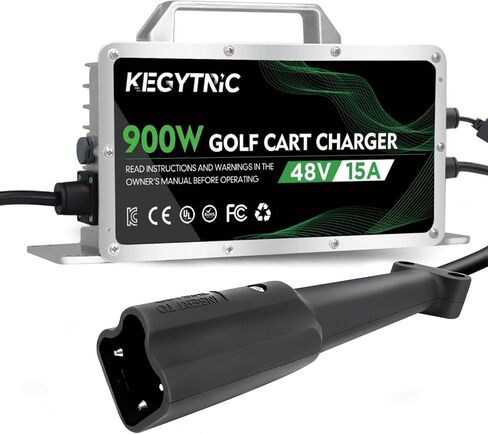 Golf Cart Charger 20% Faster & Safer, 900W Smart Charger for Lead Acid Battery in Kuwait