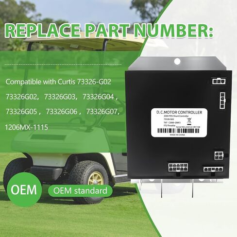 73326-G02 Golf Cart Motor Controller fits forEZGO TXT Golf Carts 2000-2009, 36V 350A PDS Shunt Controller ITS Throttle Compatible withCurtis 73326G02 73326G03 73326G04 73326G05 73326G06 73326G07 in Kuwait