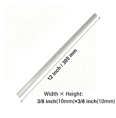 8 Pieces of 3/8" X3/8" Square Aluminum BAR 12" Long,6061 General Purpose Plate,T6511,T6511 Solid New Mill Stock in Kuwait