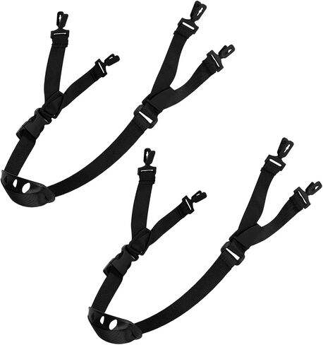 2pcs Universal Hard Hat Chin Straps, Adjustable Y-Shape Elastic Safety Helmet Strap Replacement with Chin Cup for Construction Industrial Workers & Bike Hardhat Replacement Accessories in Kuwait