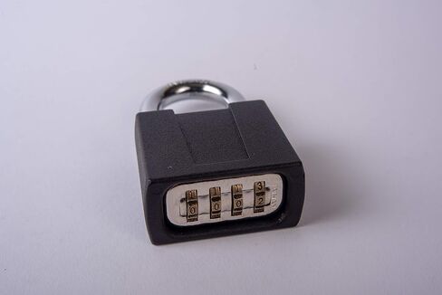 قفل مجموعة Sesamee K5003/4 ذو 4 أقراص سفلية قابلة لإعادة الضبط مع تكبل فولاذي مقوى مقاس 1 بوصة و10,000 مجموعة محتملة in Kuwait