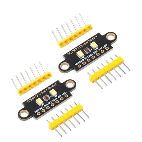 وحدة التعرف على مستشعر الألوان TCS3472، لوحة تطوير مستشعر الضوء الملون RGB I2C مع مرشح الأشعة تحت الحمراء لـ Arduino وSTM32 (قطعتان) in Kuwait