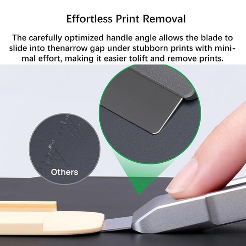 Original Bamboo Mag-Alloy Scraper for 3D Printer, Aluminum Alloy Print Removal Tool with Magnetic Storage, Ergonomic Handle, Low-Profile Blade Includes Extra Blade – Works with Any FDM 3D Printer in Kuwait