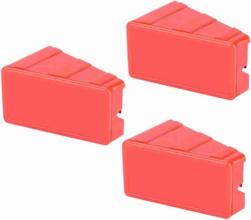 3 PCS Cue Tip Shaper, Pool Cue Tip Shaper, Pool Cues Lathe, Pencil Sharpener Design, for Pool Stick, Pool Table, Red, 2.5 X 4 CM in Kuwait