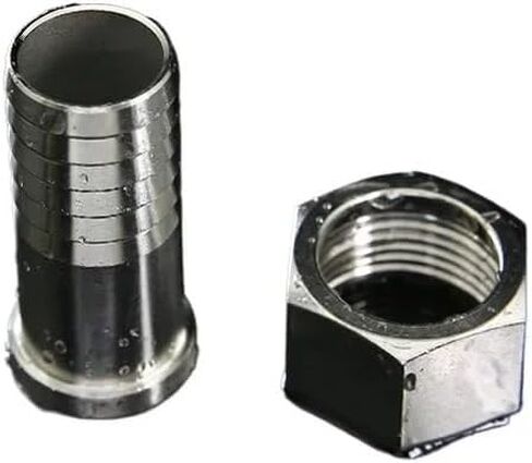 Hose Barb Nipple 304 Stainless Steel Pipe Fitting Air Water Gas304 Hose Adaptors Adapter For Vacuum Fittings Stainless Steel(Burgundy) in Kuwait